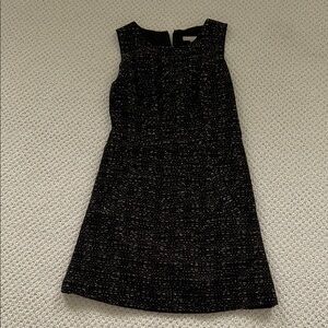 Elegant Black Tweed Dress